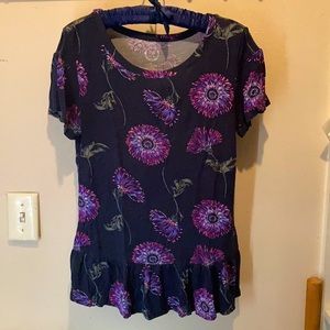 Maurice’s 24/7 brand floral purple top